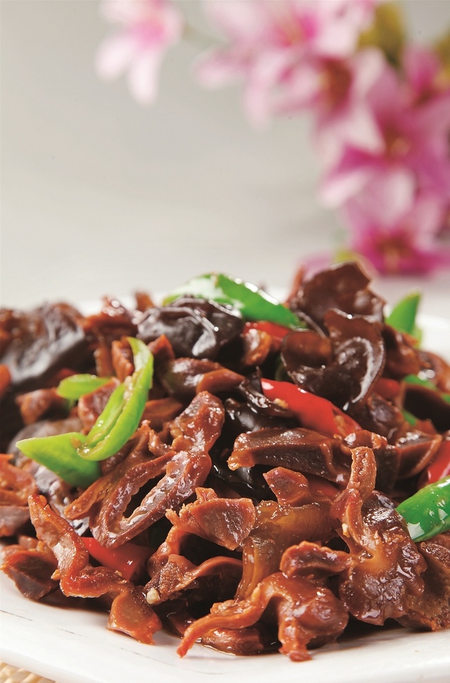绝椒炒鸡胗 美食 传统美食 餐饮美食 高清菜谱用图