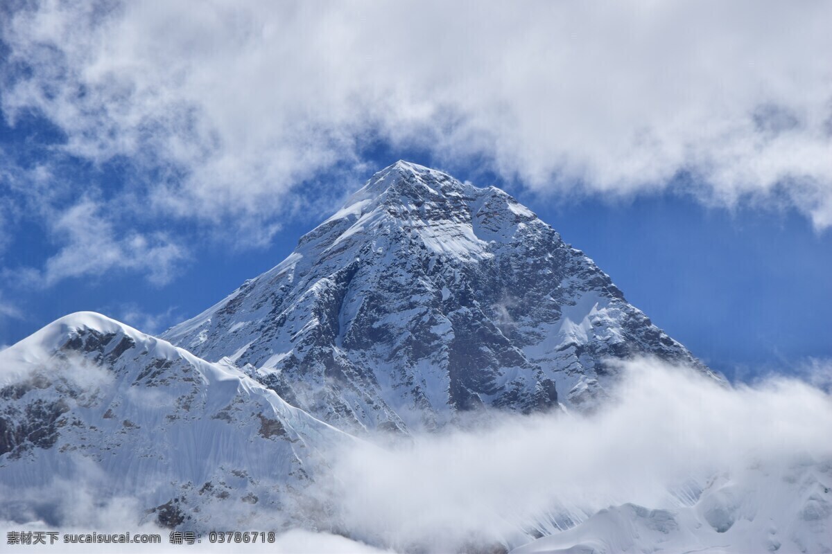 喜马拉雅 高山 景观 喜马拉雅山 喜马拉雅山脉 山脉 山峰 山顶 雪山 雪域 雪域高原 险峻 地质 地脉 自然风光 自然景观 自然风景
