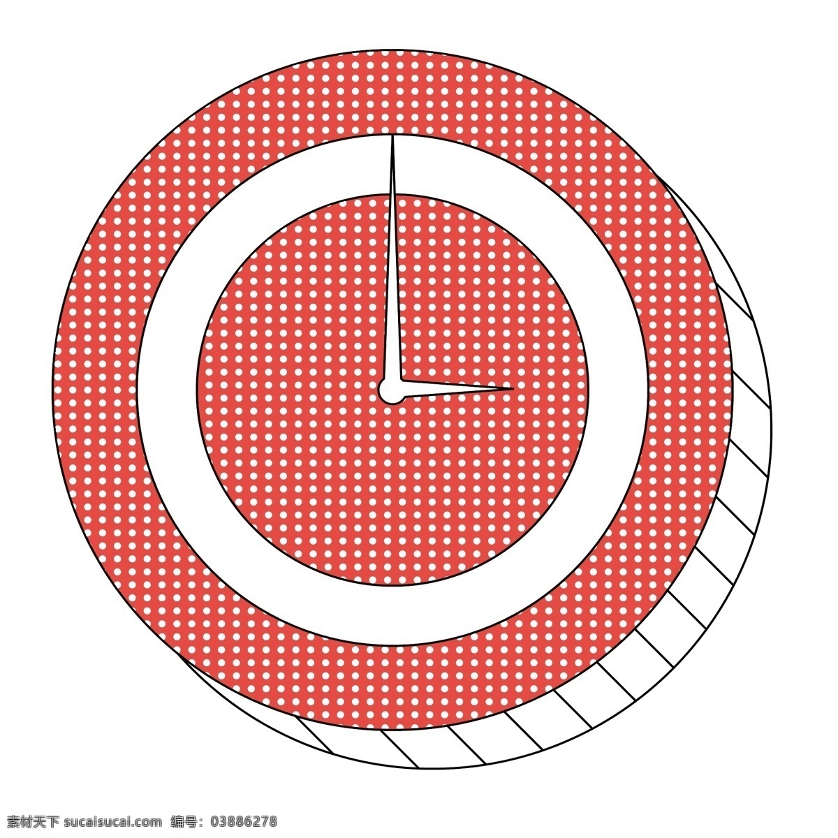 时钟图标 时钟 图标 红色 矢量ai icon 手机图标 网页设计