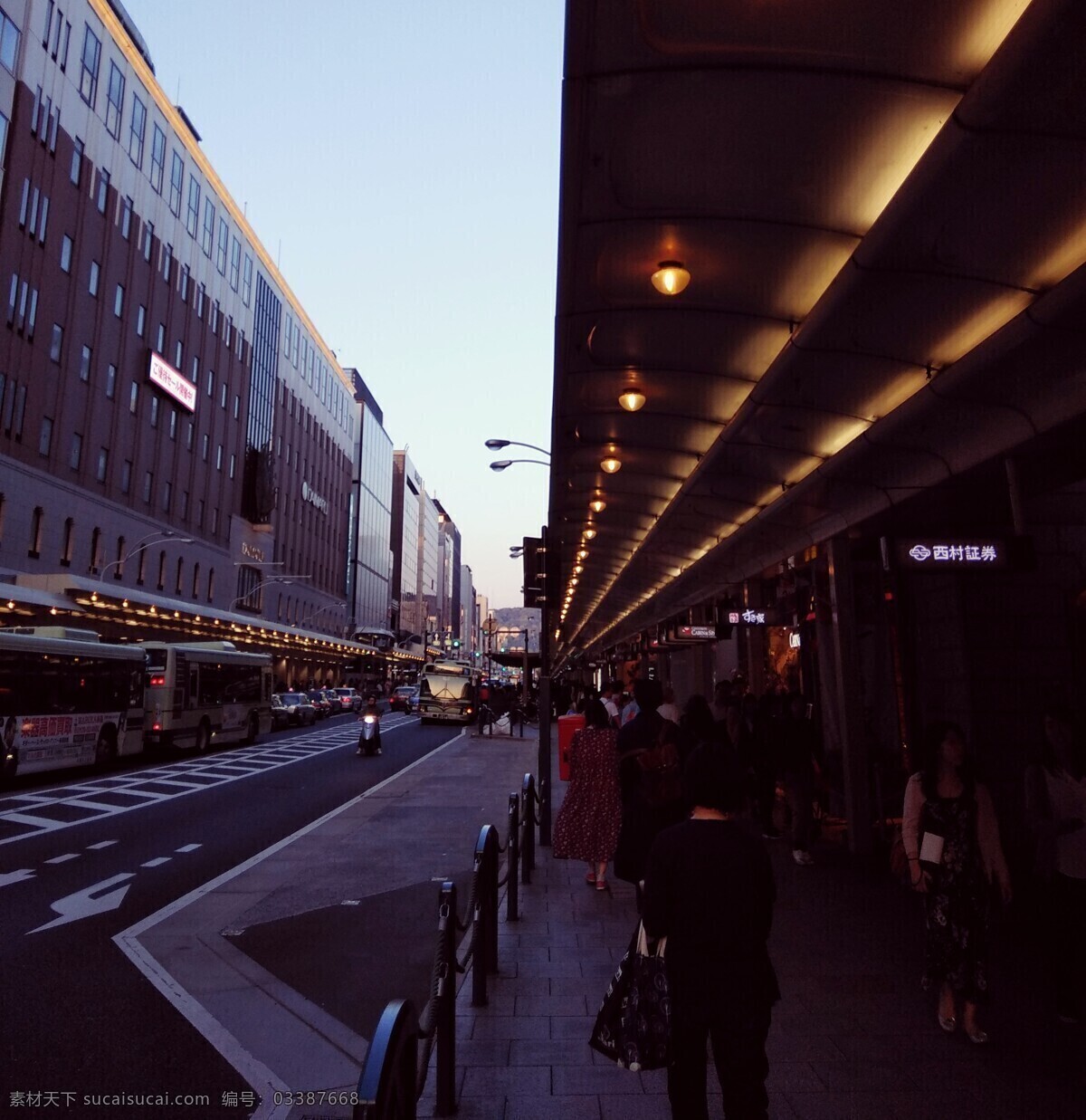 日本商业街 日本人行道 商业街 京都商业街 四条 日本街头 城市设计 旅游摄影 国外旅游