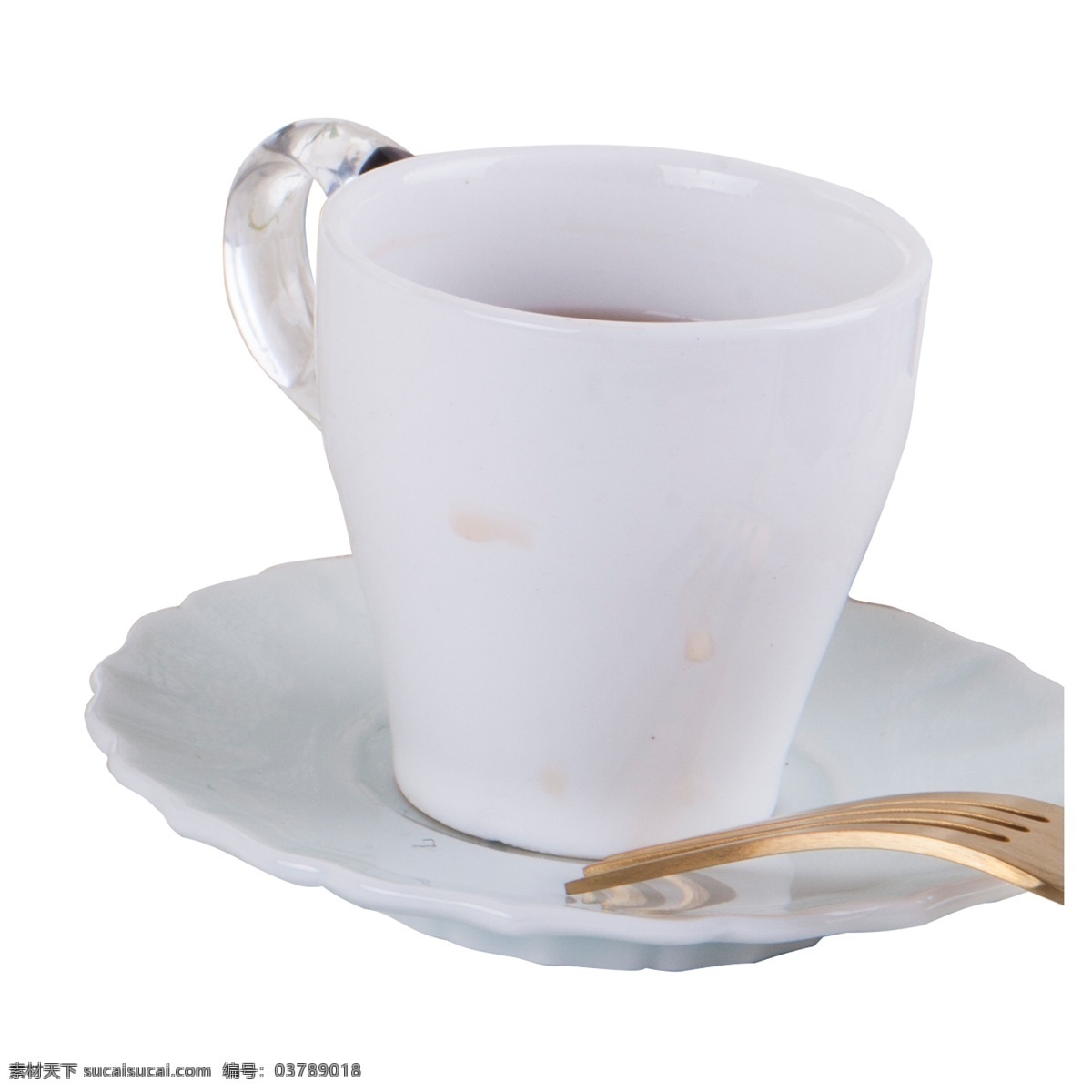 实拍 餐具 水杯 叉子 一个 杯子 茶杯 白色水杯 白色餐具水杯 餐桌餐具 实拍白色水杯 铁叉