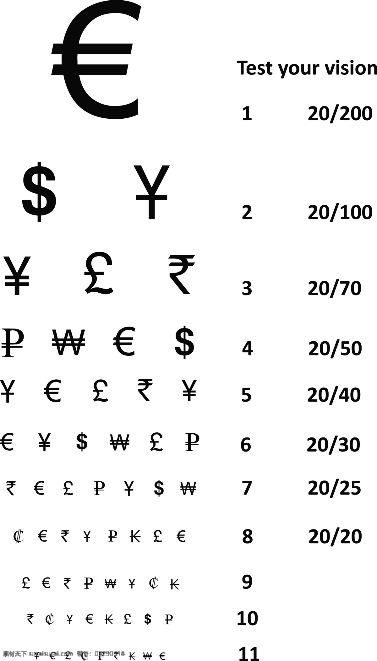 各国货币符号素材图片下载-素材编号03290318-素材天下图库