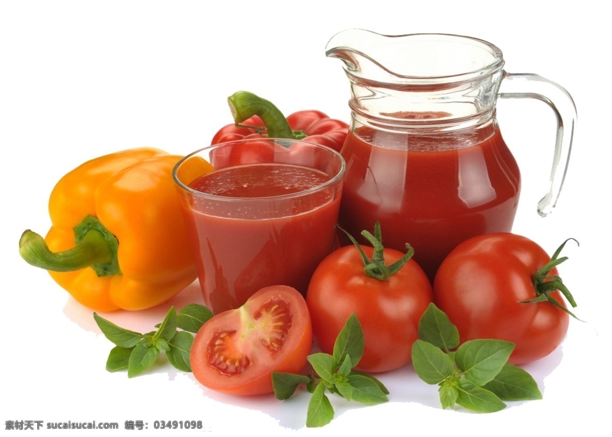 番茄汁 免抠素材 番茄 白色