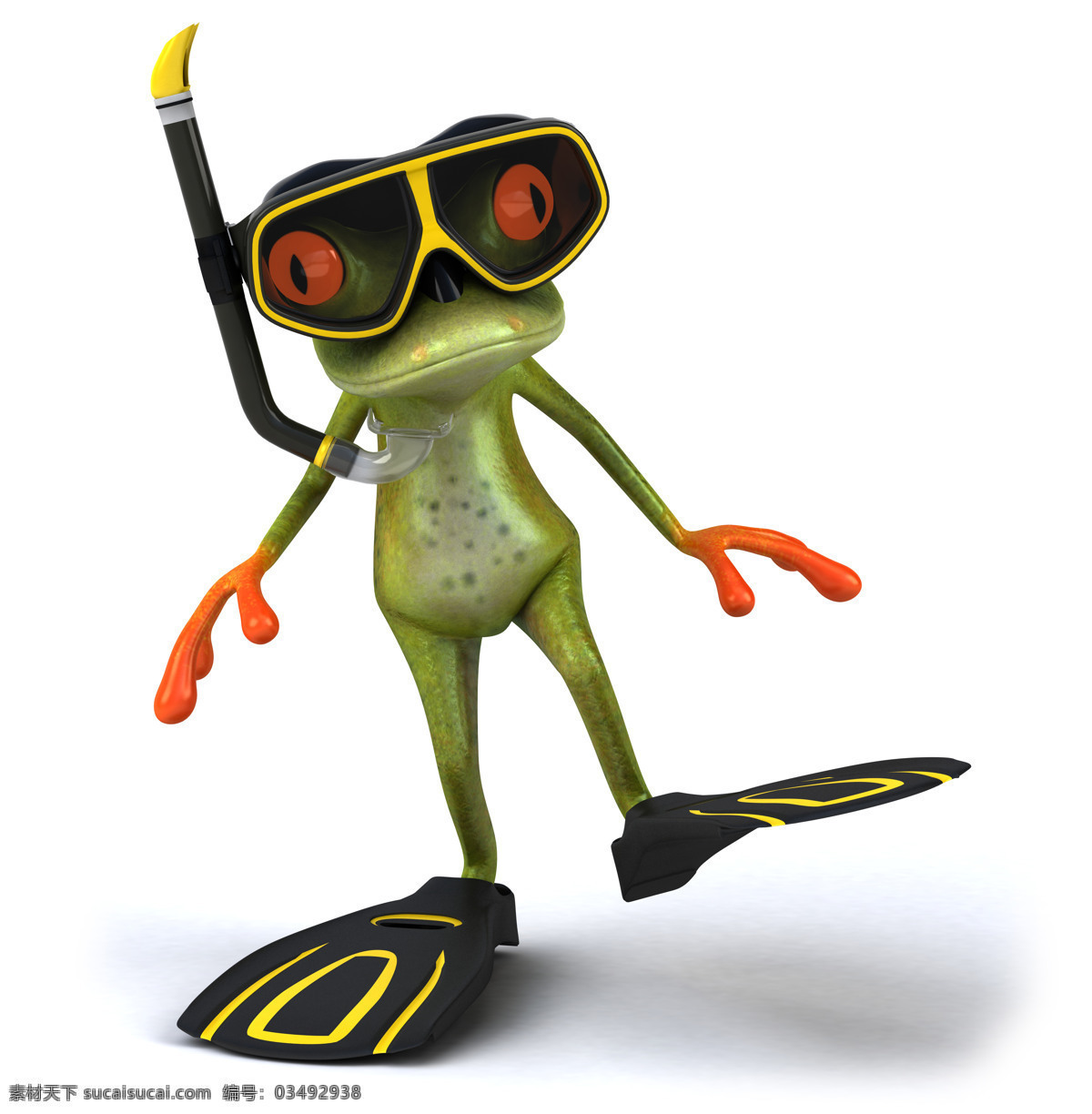 3d青蛙 潜水 卡通青蛙 疯狂青蛙 可爱逗趣青蛙 青蛙 创意 逗趣 青蛙王子 卡通 可爱 3d设计