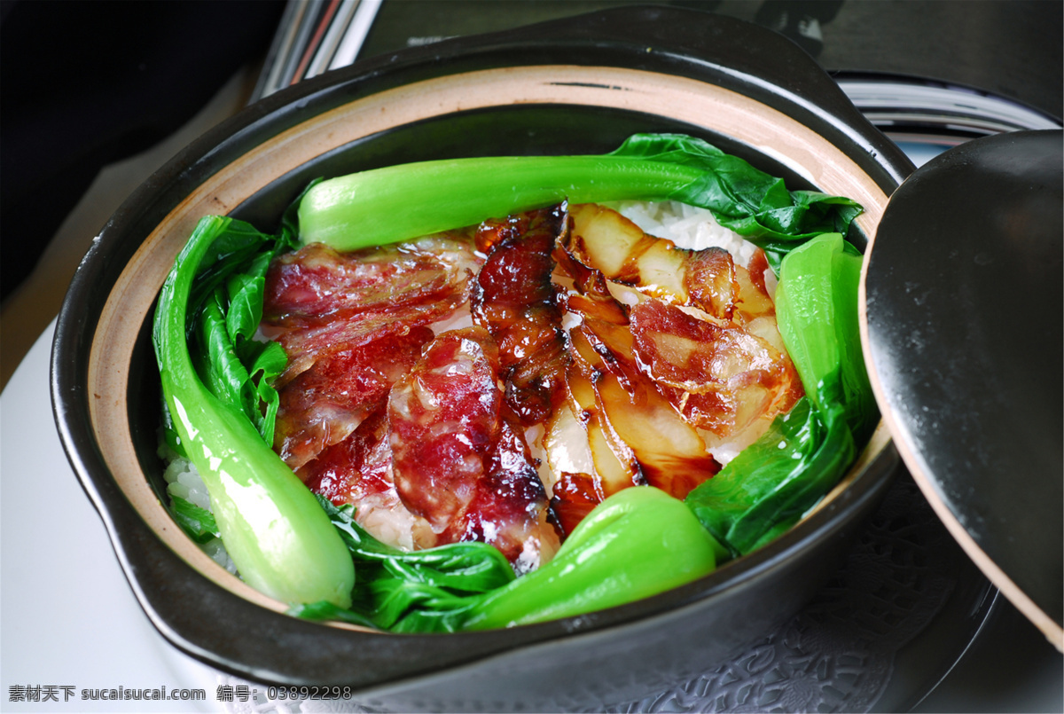 味肉粒煲仔饭 美食 传统美食 餐饮美食 高清菜谱用图