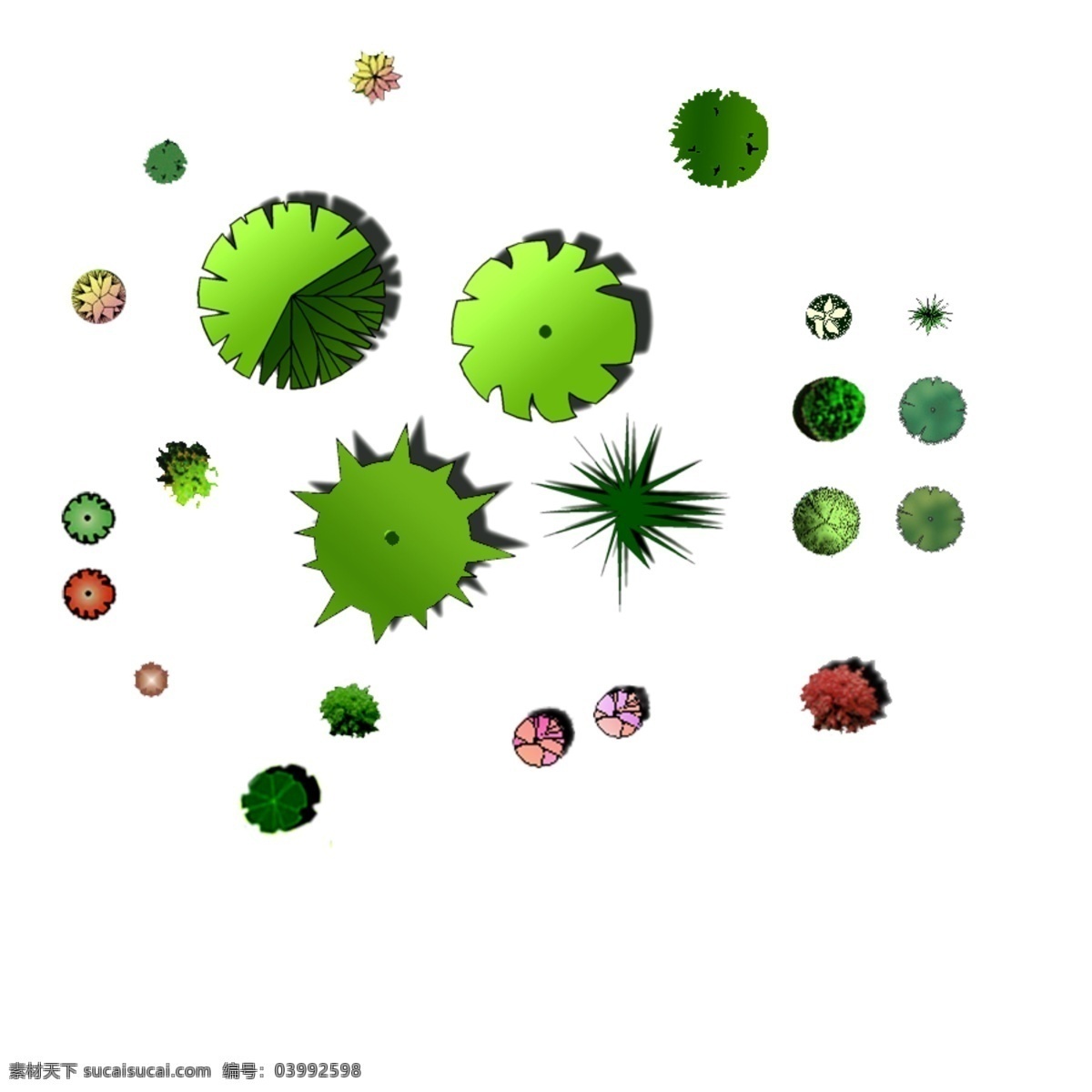 ps psd素材 规划 后期 建筑 绿化 平面 树 总 模板下载 总平面 植物 效果图 源文件库 装饰素材 园林景观设计