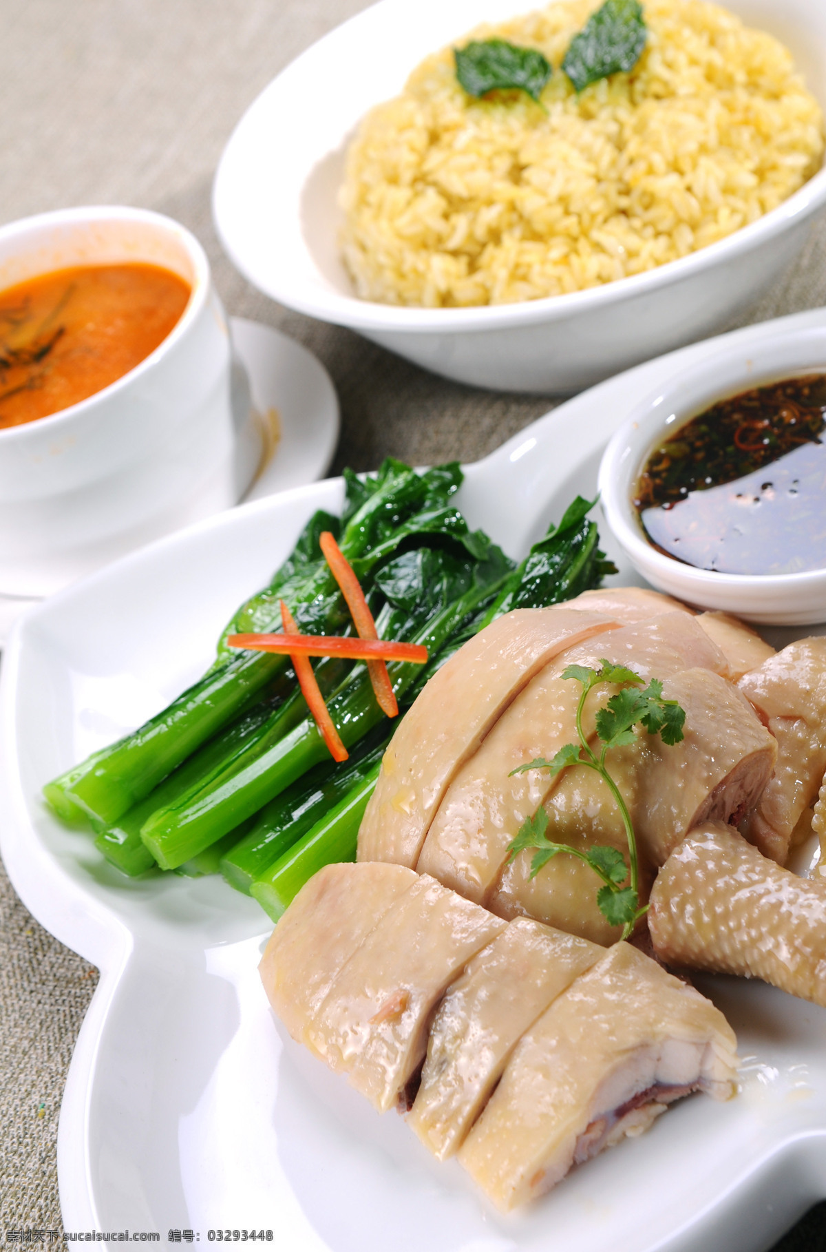 鸡腿饭 盐水鸡腿饭 白斩鸡 海南鸡饭 鸡肉饭 海南 白斩鸡饭 传统美食 餐饮美食 高清菜谱用图