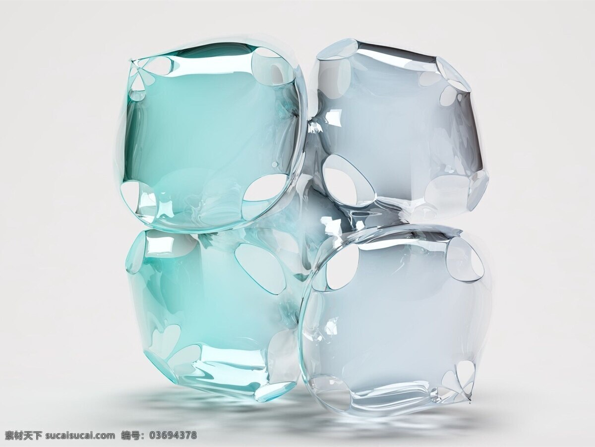 创意 高清 透明 冰块 晶体 块体 创意冰块