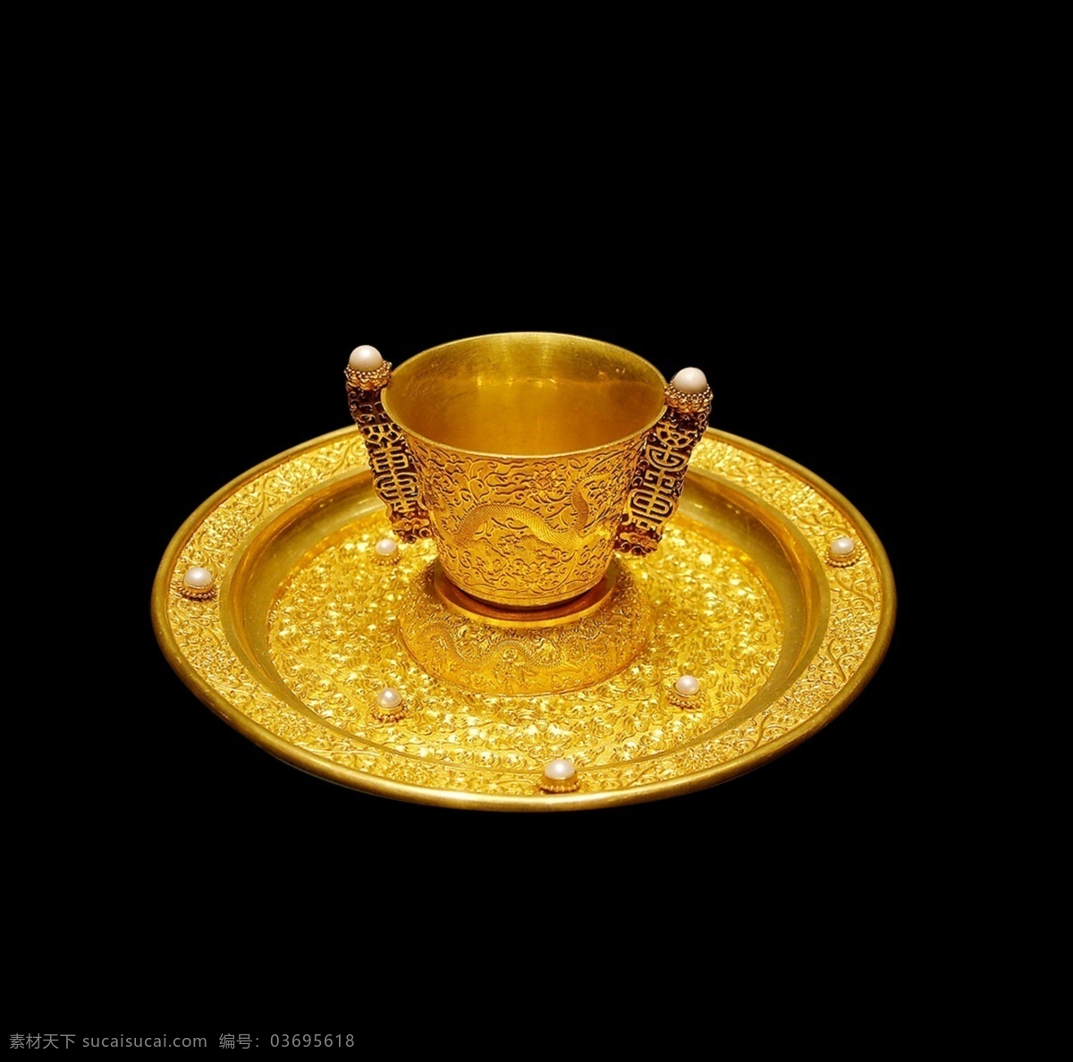 psd源文件 华丽 黄金 杯子 盘子 雕塑 企业 雕刻 西方 神话 被子 珍珠 装饰素材 印章 图案