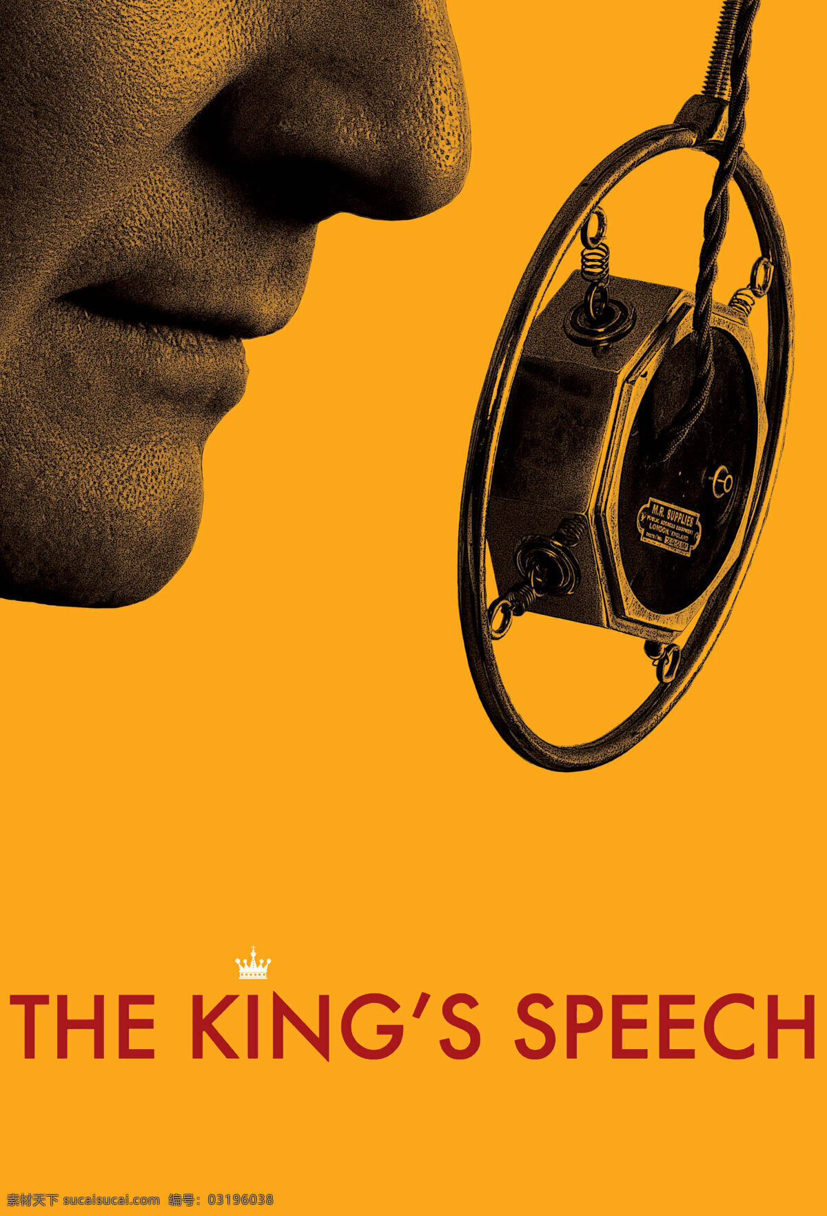 国王的演讲 电影 话筒 海报 影视娱乐 文化艺术