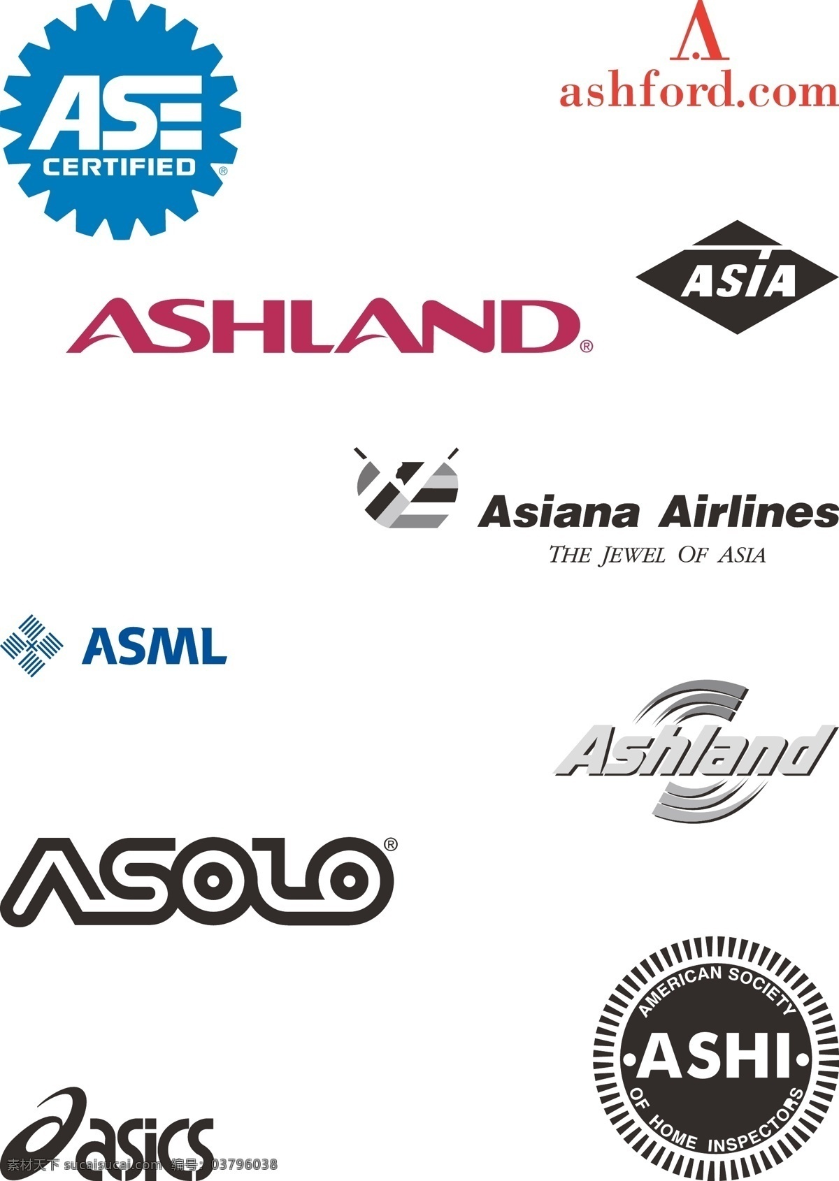 asiash 开头 logo 标志 asi ash 标识标志图标 企业 矢量图库 白色