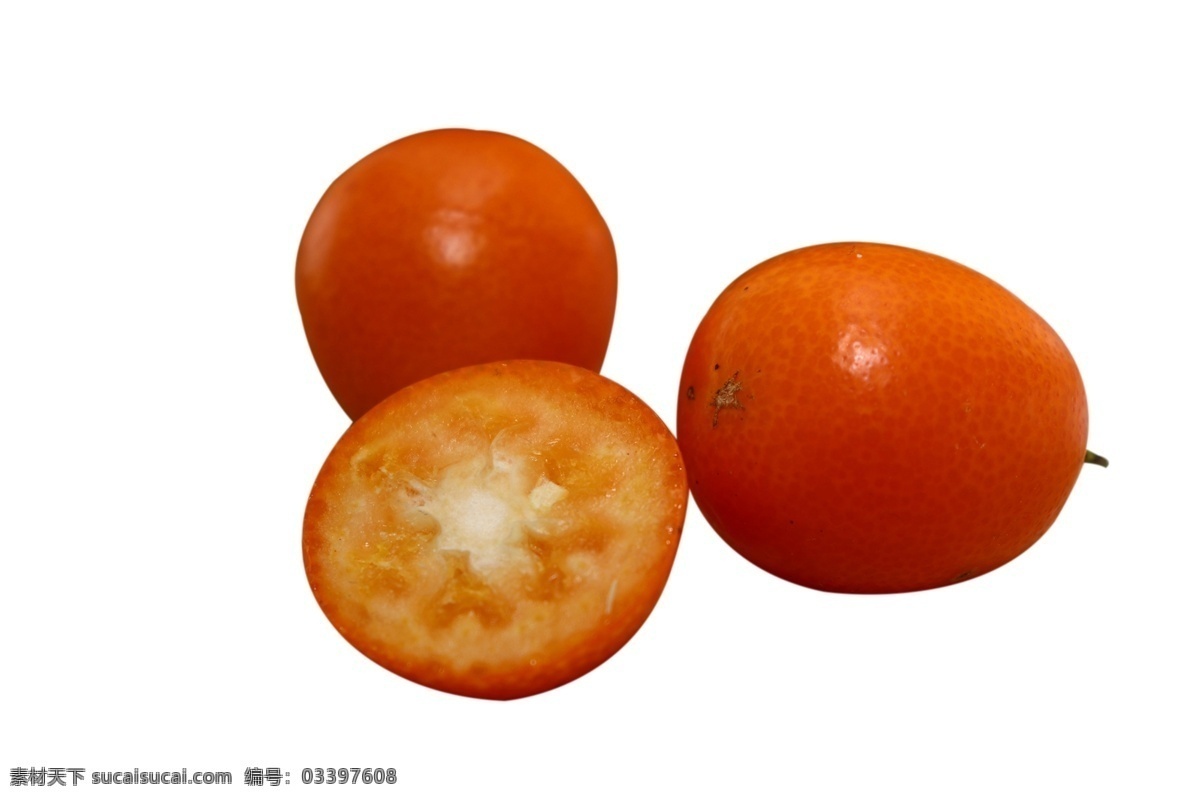 两个金桔 水果 甜美 食物