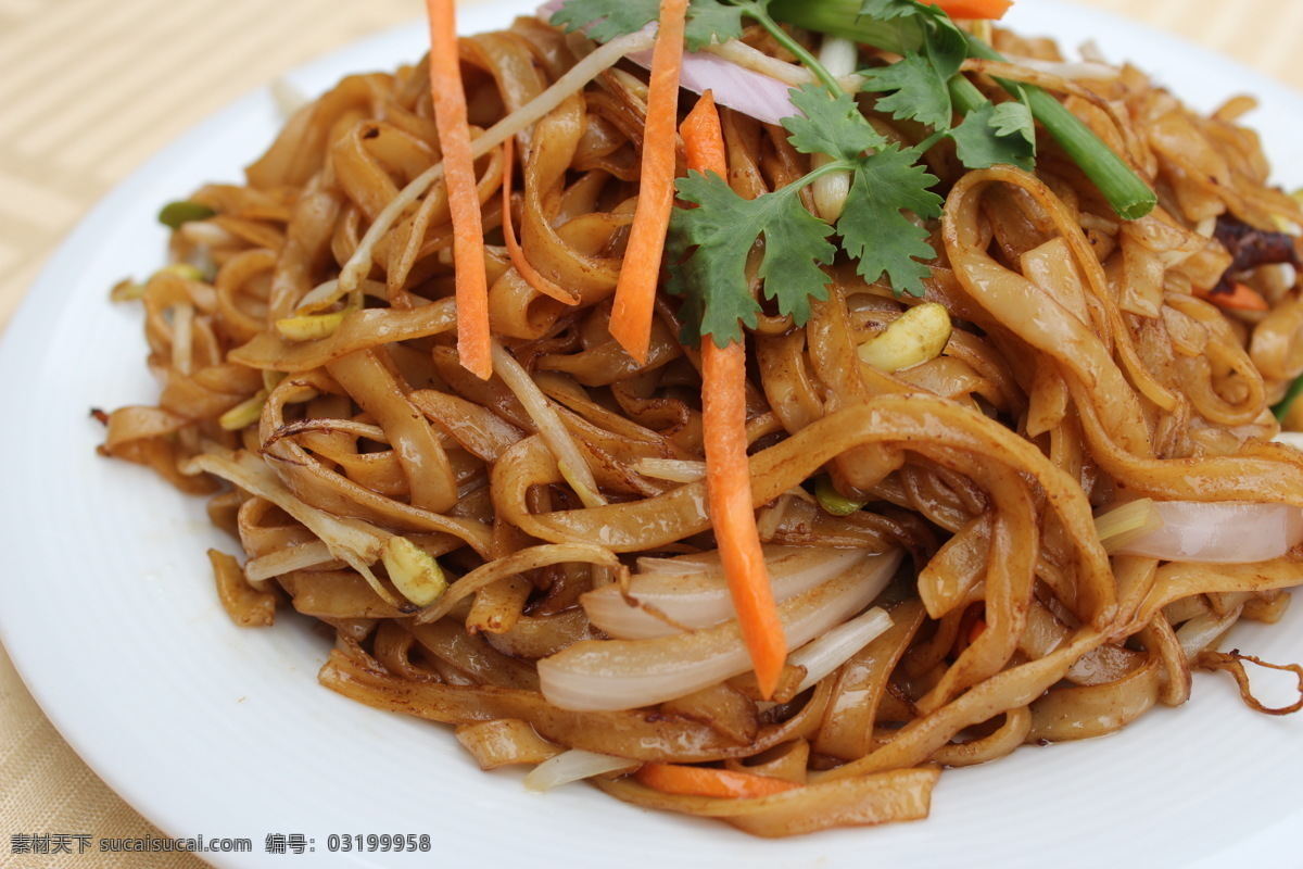 三丝炒河粉 炒河粉 早茶 点心 茶点 美食 传统美食 餐饮美食