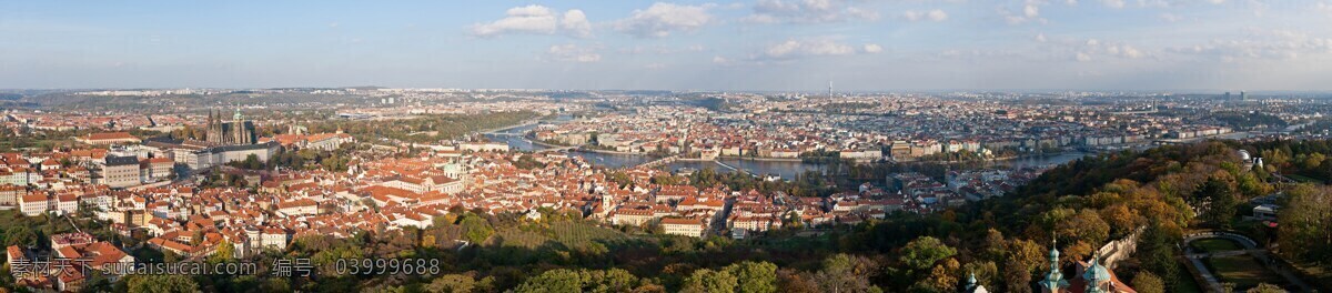 捷克 布拉格 全景 风景图片素材 欧洲风光 布拉格全景 首都 巴洛克 风格 建筑 哥特式建筑 塔楼 伏尔塔瓦河 桥梁 树木 自然风景 自然景观
