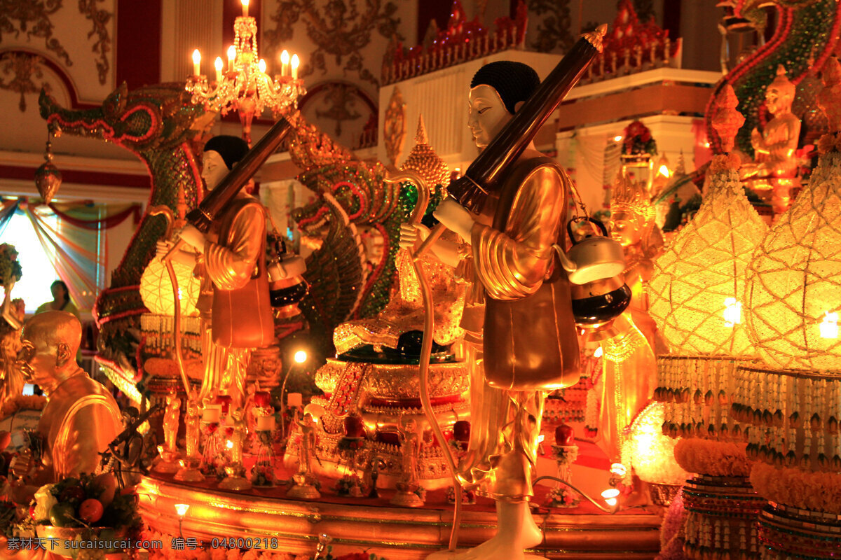 泰国 曼谷 文化艺术 信仰 玉佛 宗教信仰 泰国曼谷 佛龛
