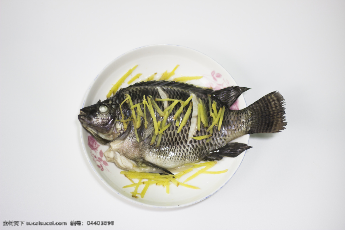 清蒸罗非鱼 清蒸 罗非 鱼 素蒸 嫩 少刺 餐饮美食 传统美食