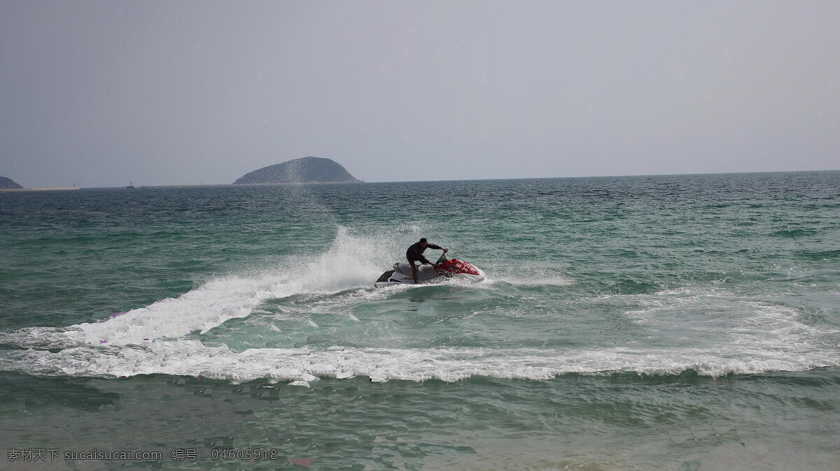 南海 弄潮 海南三亚 玉带沙滩 摩托艇表演 风景 生活 旅游餐饮