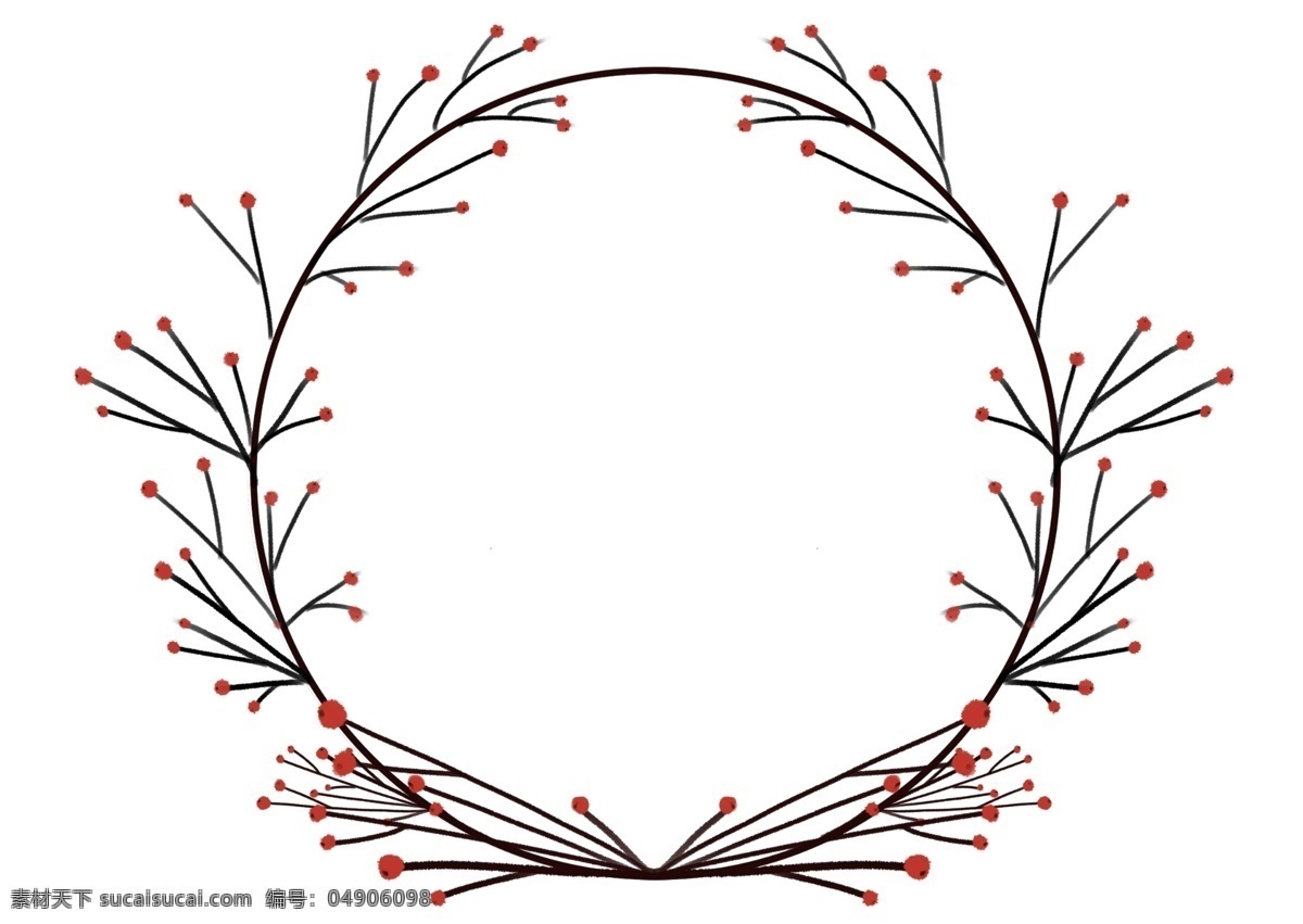 初春 棕色 小 清新 树枝 小红 果 边框 免 抠 高清 小清新 小红果 免抠 红果子 小树枝 圆形 圆形边框 装饰图案