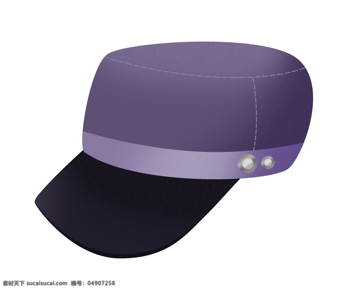 男士紫色帽子 男士用品 帽子 帽檐