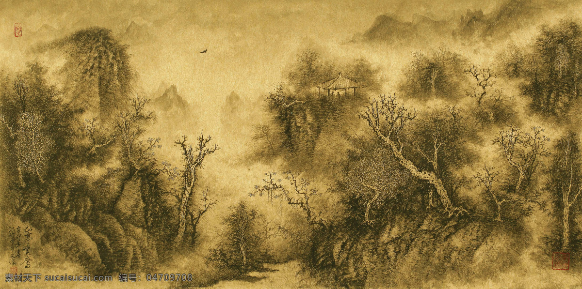 壁画 大雁 房屋 房子 风景 风景画 工笔画 古典 水墨 山水 设计素材 模板下载 水墨山水 水墨画 中国 山水画 绘画 美术 中国水墨画 艺术 绘画书法 文化艺术 古典水墨画 古典画 国画 山水国画 江南水墨画 老鹰 小鸟 亭子 屋子 茅草屋 书法 群山 远山 树林 水墨大山 装饰素材 山水风景画