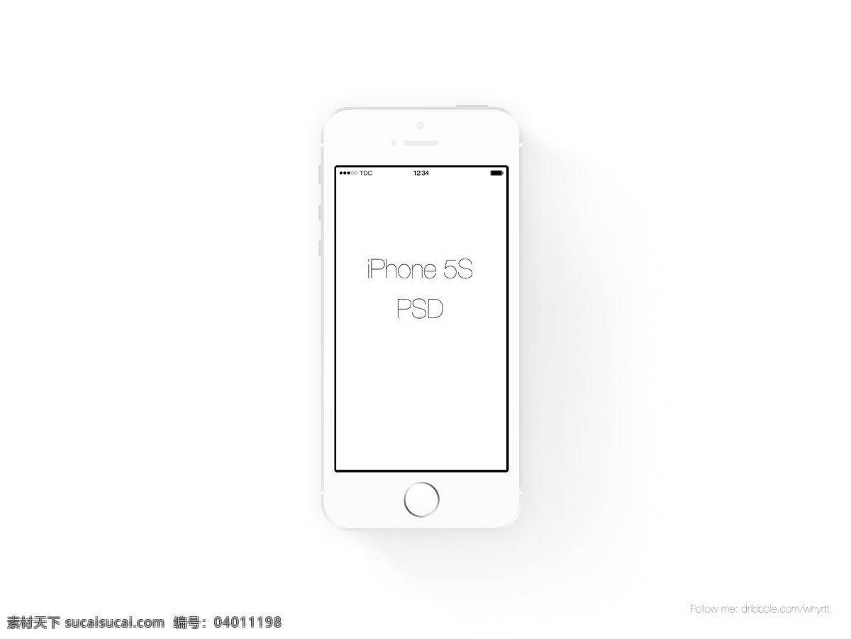 白色 iphone5 简单 简介 清爽 手机 app app按钮