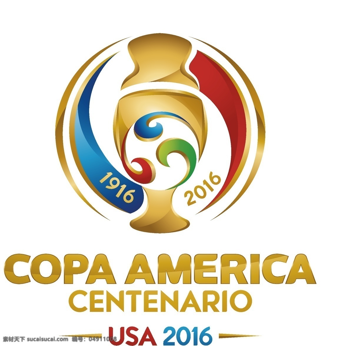 2016 百年 美洲杯 logo 足球 智利 阿根廷 巴西 生活百科 体育用品