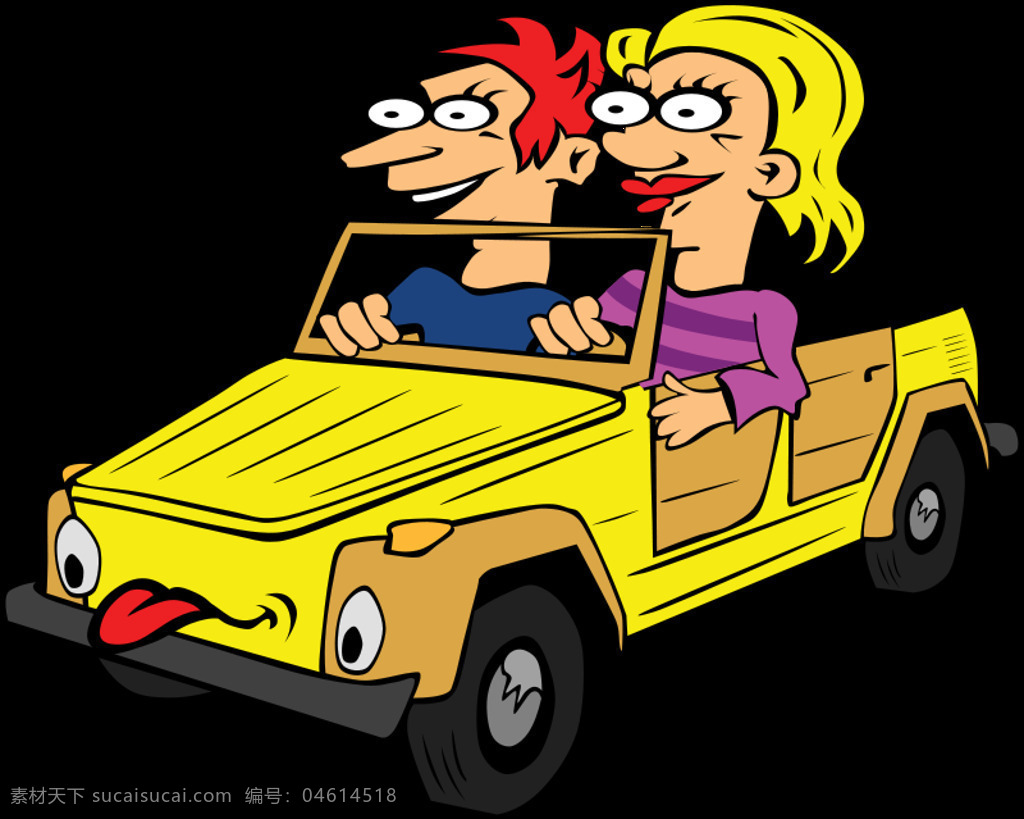 女孩 男孩 驾驶 汽车 的卡 通 卡通 女人 运输 的人 请求已完成 源wiki 插画集