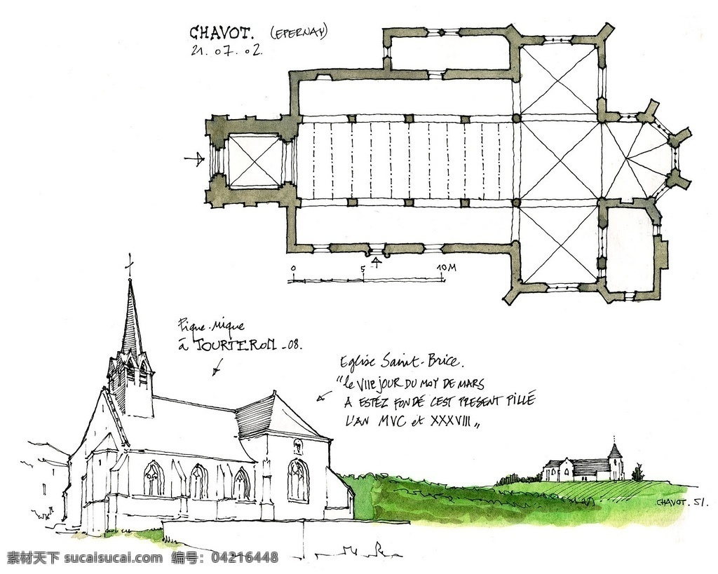 欧式 建筑 平面图 手绘图 图纸 城堡 建筑施工图 建筑平面图 欧式建筑 建筑效果图