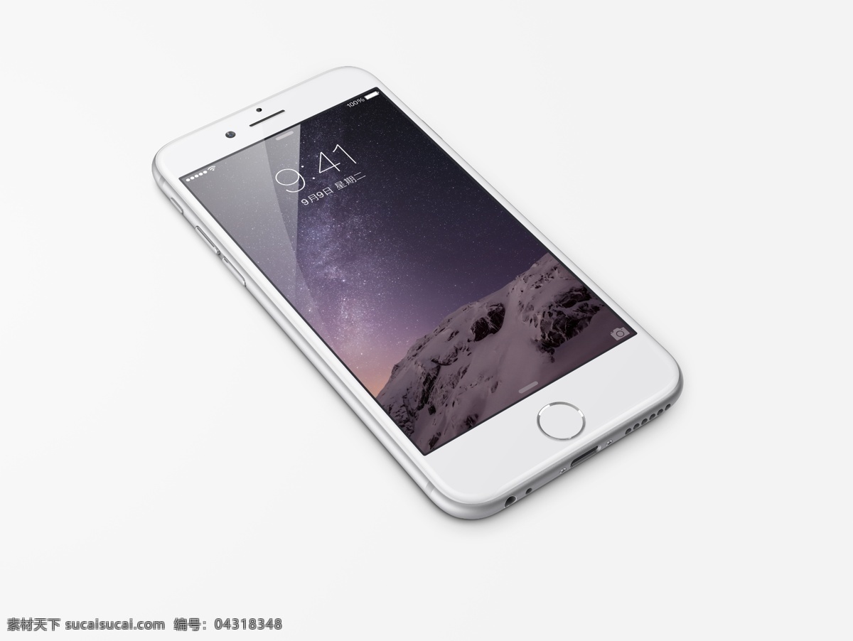 苹果 iphone6 iphone 手机 高清 科技 智能手机 指纹 高端 分层 白色
