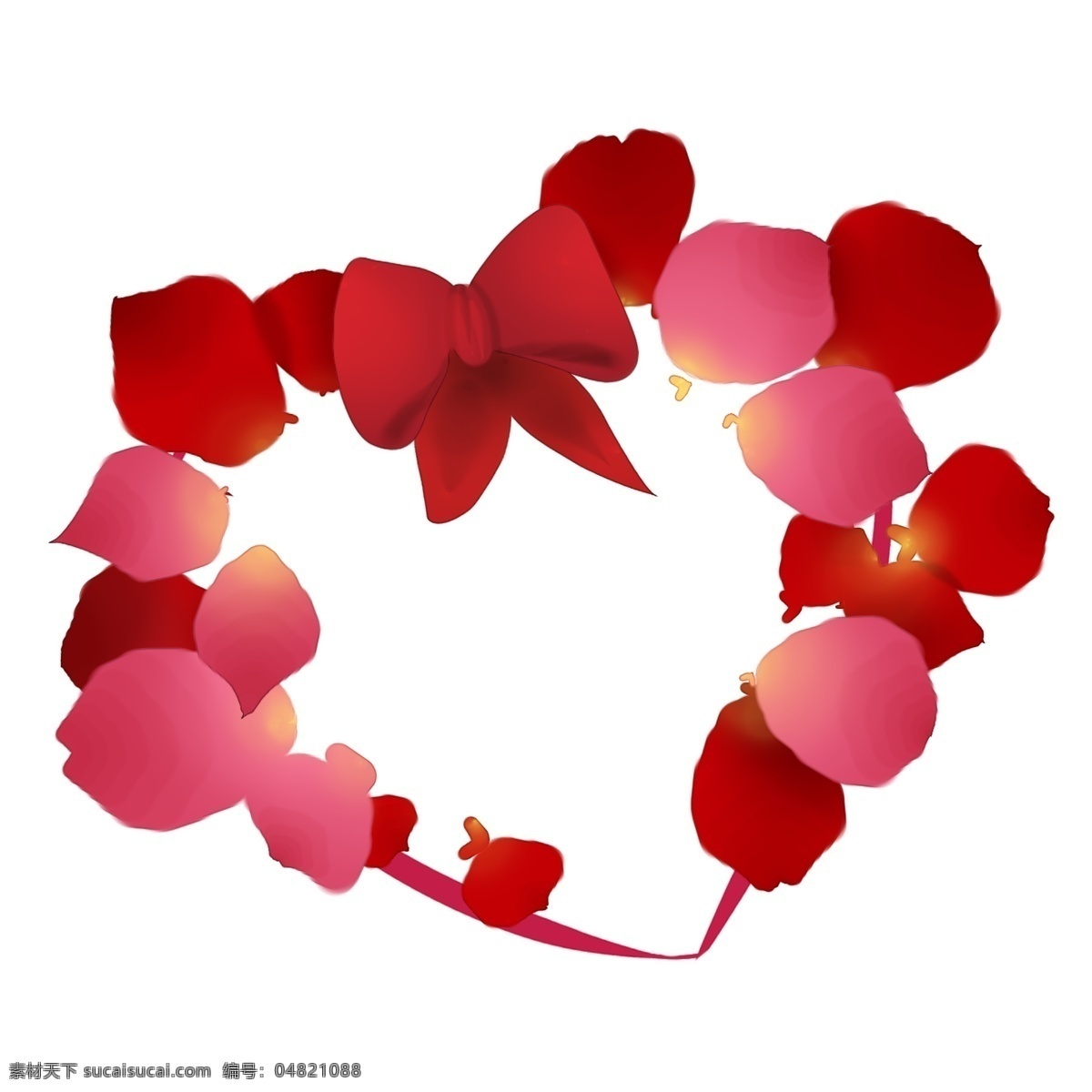 浪漫 心形 玫瑰 花瓣 装饰 情人节快乐 浪漫唯美 玫瑰花瓣 情人节 幸福 快乐 情人 爱心