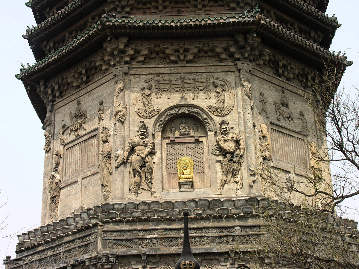 天宁寺塔 北京 砖雕 辽代 天王像 菩萨像 建筑摄影 建筑园林
