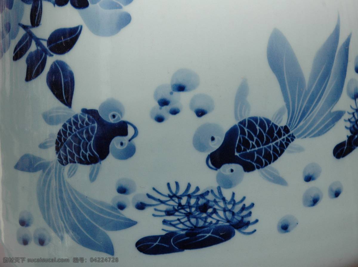 国画 金鱼 水草 文化艺术 绘画书法 设计图库