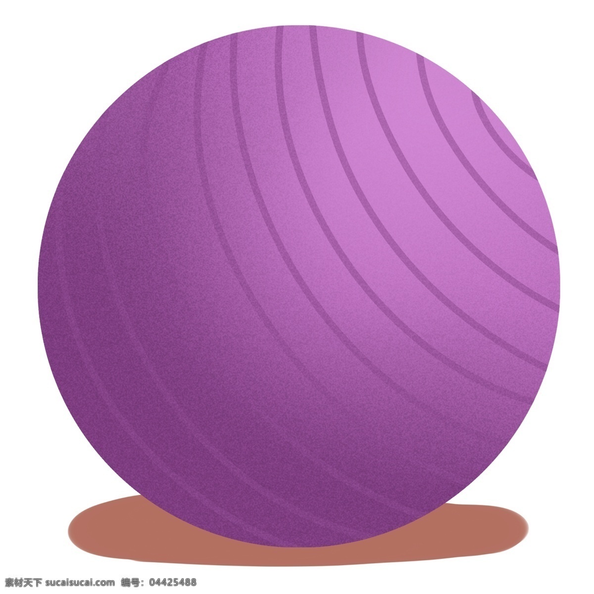 健身 紫色 球 装饰 图案 健身球 插画 绘画素材 创意 简约 小清新 水彩 装饰图案 文艺 可爱 卡通