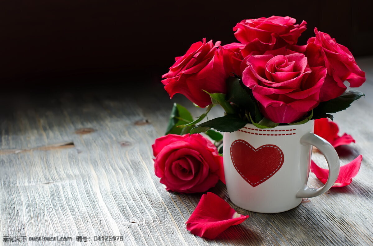 鲜艳 红玫瑰 插花 花瓣 火玫瑰 爱情花朵 静物花朵