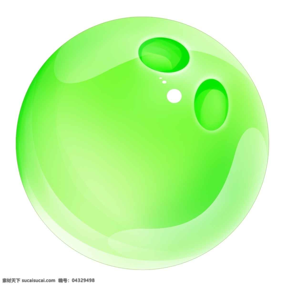 绿色 圆形 玻璃球 绿色球 玻璃