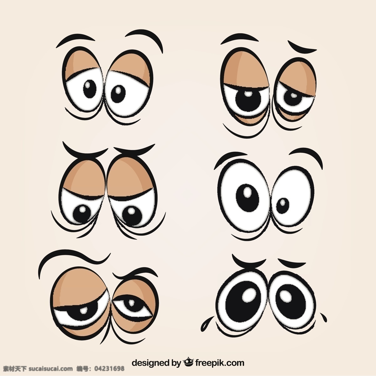 卡通眼睛包 一方面 卡通 漫画 手绘 眼睛 绘图 元素 绘制 包 粗略 素描 卡通的眼睛 表情 学生