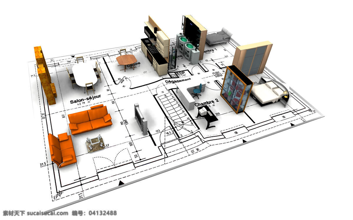 三维 工程 图纸 3d 房屋 家装 建模 建筑 贴图 材质