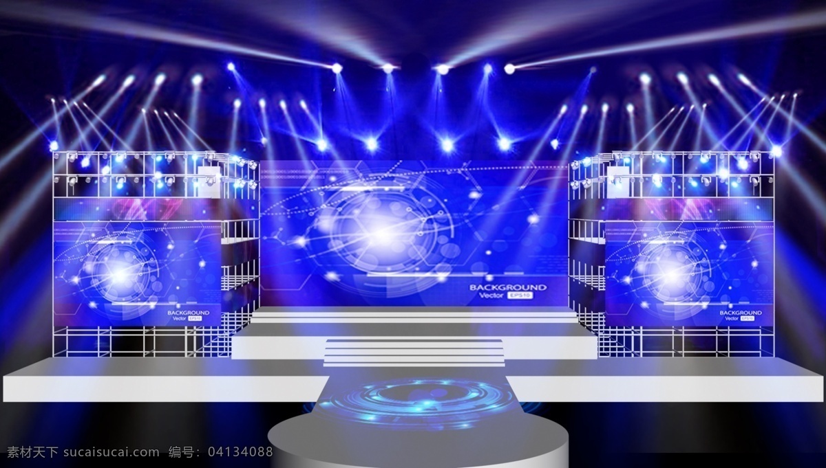 科技 企业 明星 演唱会 创意 舞台 舞美 科技企业 明星演唱会 创意舞台舞美 蓝色