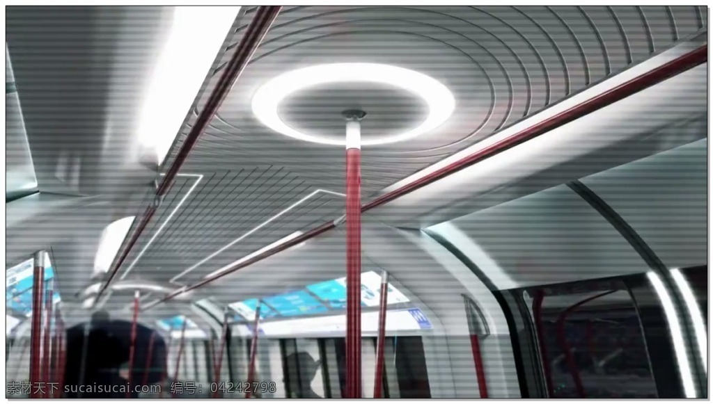 超 逼真 伦敦 地铁 全方位 展示 视频 高科技 城市 交通工具 动态素材 视频动态素材