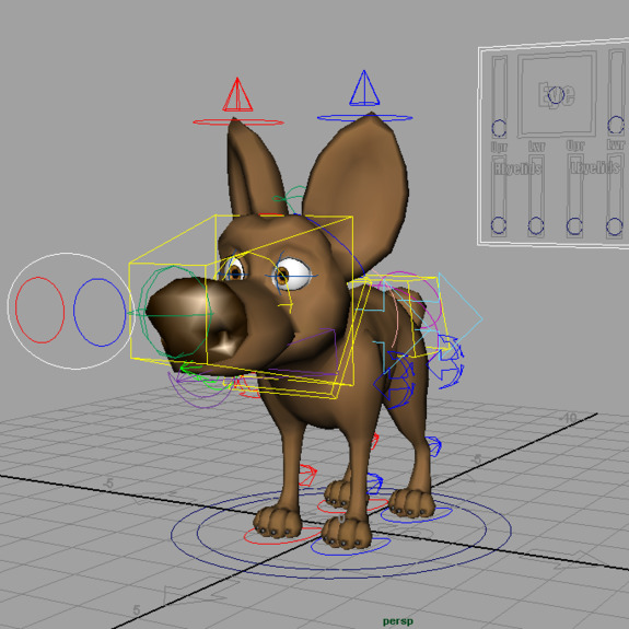 四 足 动物 小狗 模型 四足动物 3d模型素材 游戏cg模型