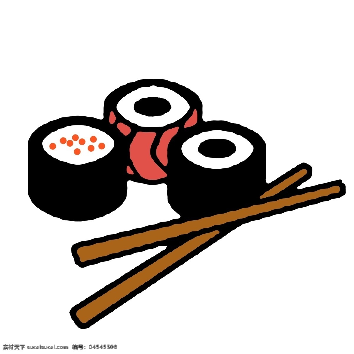 日本 寿司 装饰 插画 日本寿司 黑色的寿司 营养寿司 寿司装饰 美味的寿司 卡通寿司 寿司插画