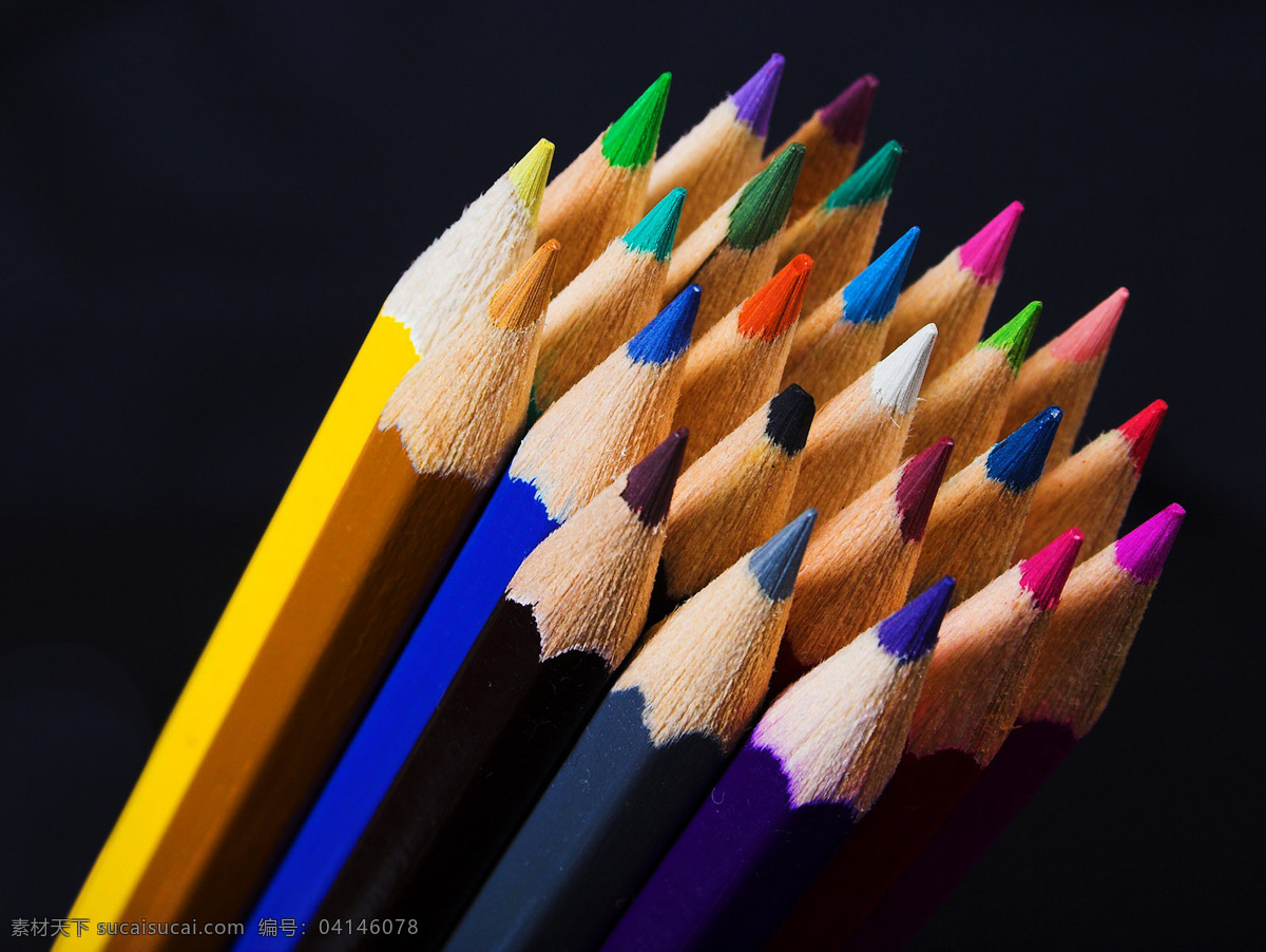 高清晰 彩色铅笔素材 文化艺术