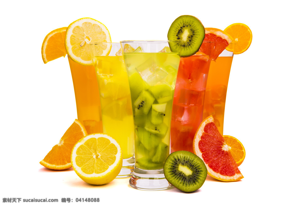 果汁饮品 果汁 鲜榨果汁 橙汁 混合果汁 清新美味 夏日饮品 饮料酒水 餐饮美食 果汁饮料