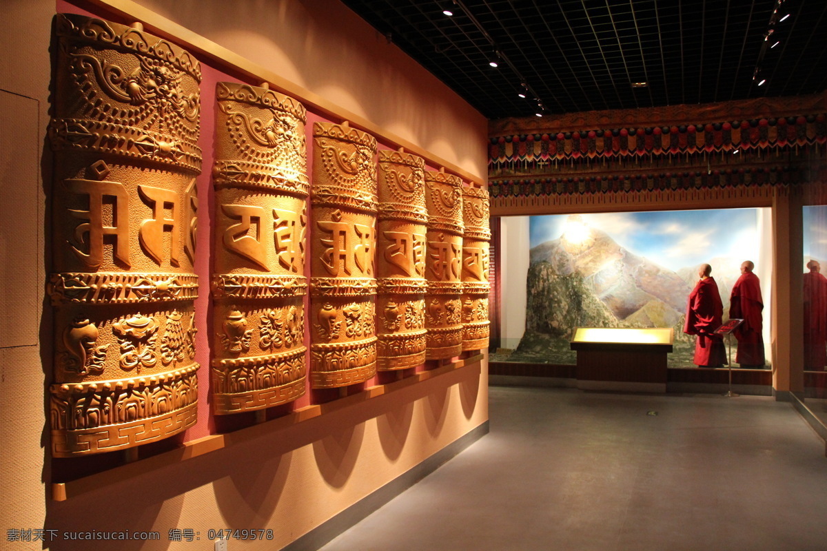 西藏博物馆 西藏佛像 西藏风情 西藏展厅 西藏民俗 生活百科 生活素材
