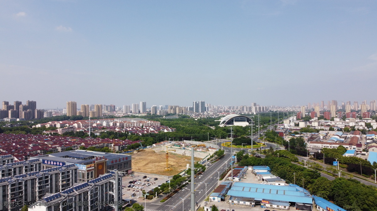 南洲 建筑 公园 航拍 城市 房屋 自然景观 建筑景观