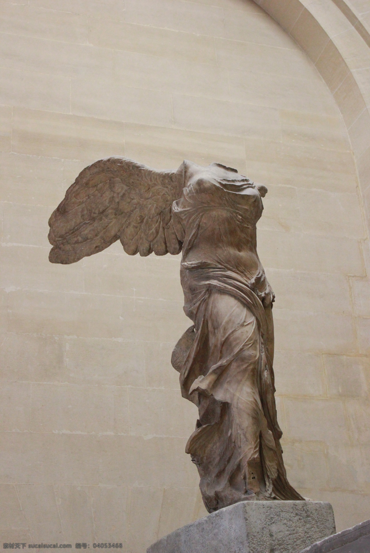 胜利女神 胜利 女神 法国 巴黎 卢浮宫 雕塑 卢浮宫三宝 西欧掠影 建筑园林