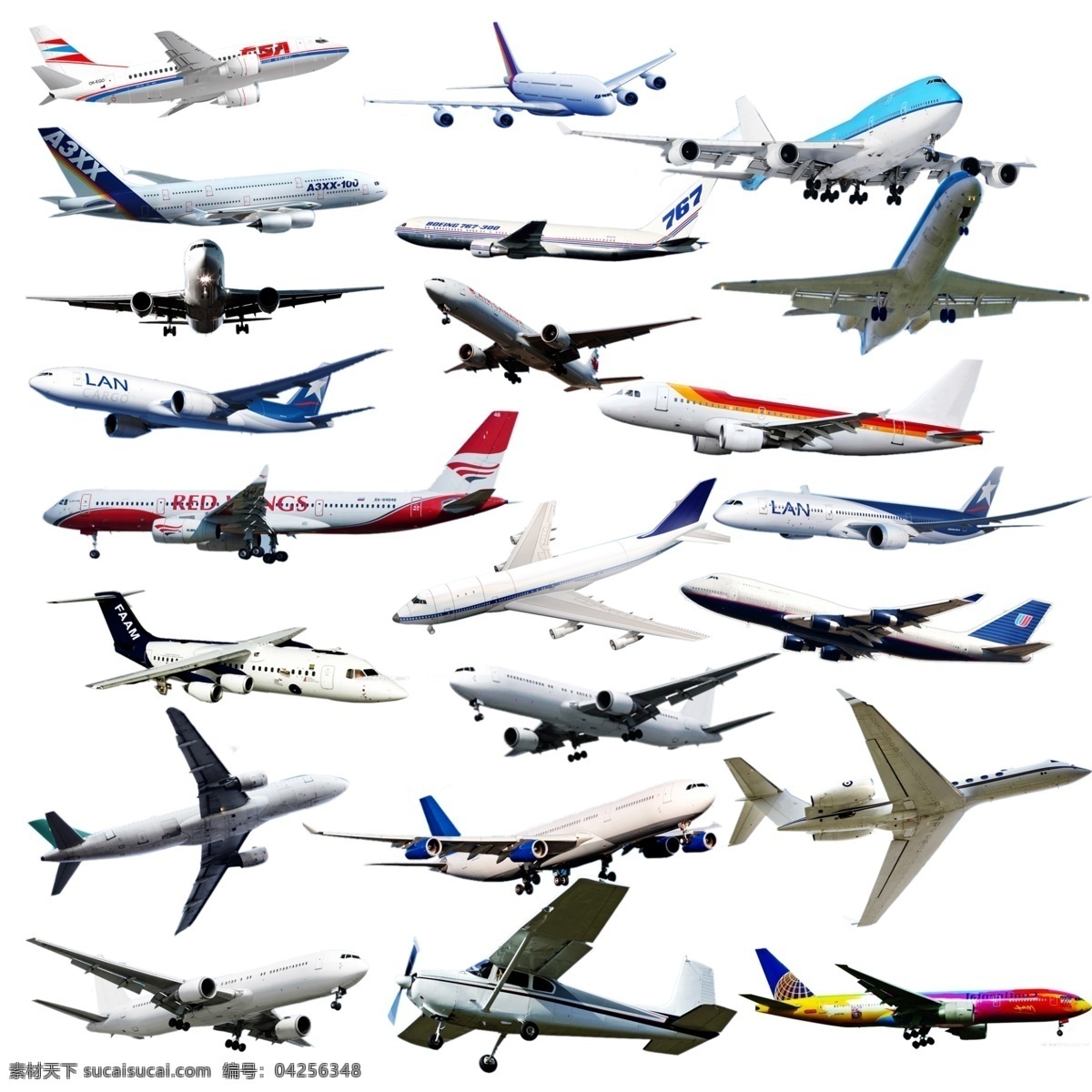 飞机素材 飞机 直升机 战斗机 客机 民航机 航天 运输机 分层素材集合 飞机抠图