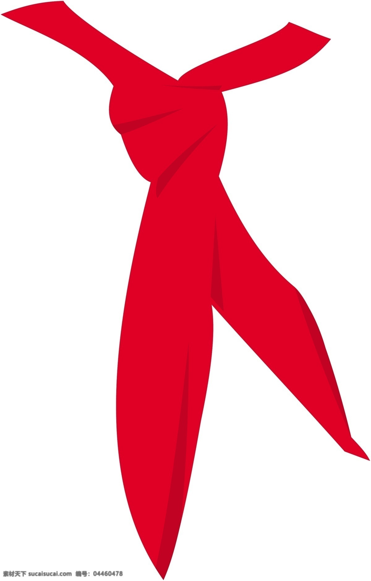 红免费下载 t恤 毕业 传统文化 服装 红 图案 文化艺术 领 巾