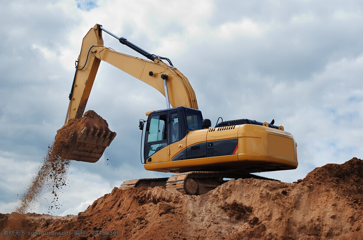 挖掘机 挖土机 工程机械 施工机械 工业制造 大型机械 工业生产 现代科技