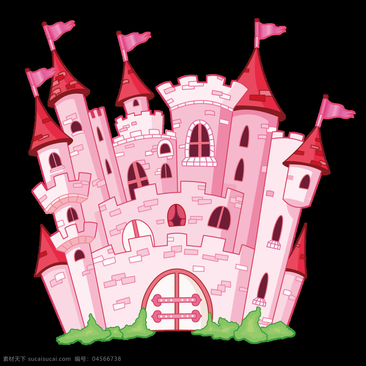 唯美 粉色 卡通 城堡 图案 元素 png图案 粉色城堡 卡通城堡 卡通装饰 手绘图 童话图案 童话装饰物 透明素材